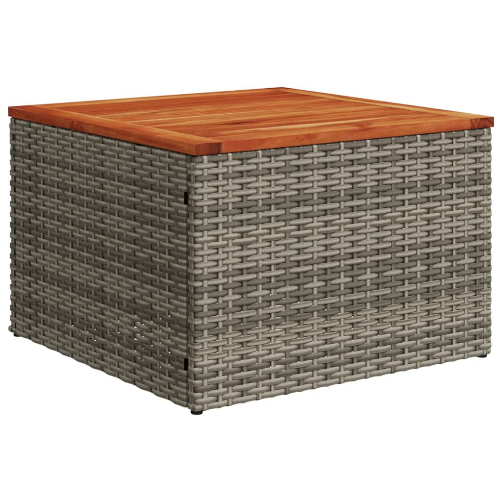 Set Divano Da Giardino 8 Pz Con Cuscini Grigio In Polyrattan - Image 6