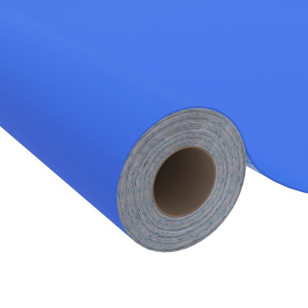 Pellicola Autoadesiva Per Mobili Blu Lucido 500x90 Cm In Pvc - Image 3