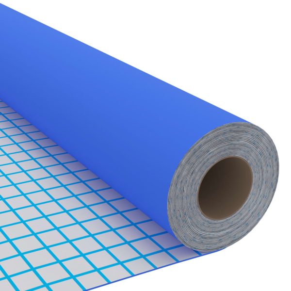 Pellicola Autoadesiva Per Mobili Blu Lucido 500x90 Cm In Pvc - Image 4
