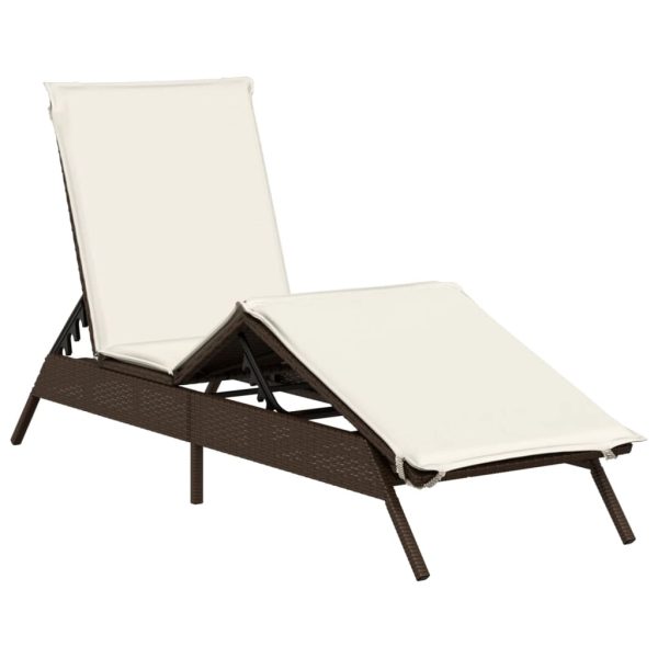 Lettini Prendisole 2 Pz Con Cuscini Marrone In Polyrattan - Image 4