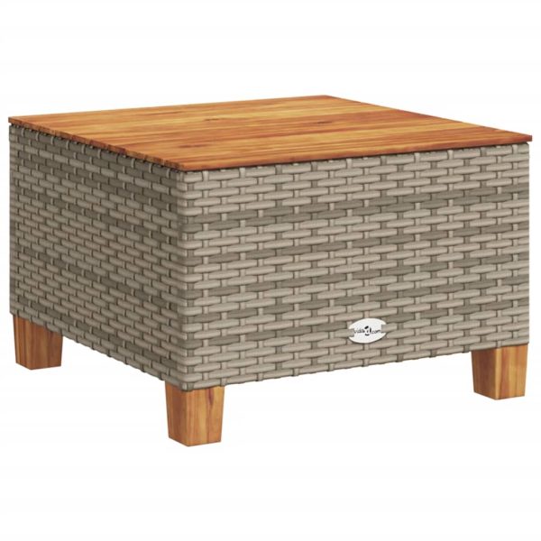 Set Divani Da Giardino 7 Pz Con Cuscini Grigio In Polyrattan - Image 5