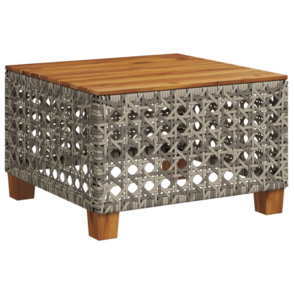 Set Divani Da Giardino 7 Pz Con Cuscini Grigio In Polyrattan - Image 5