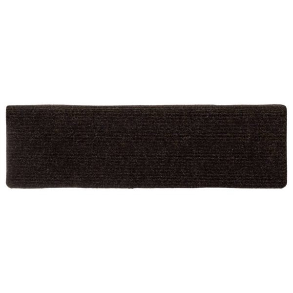 Tappetini Per Scale Tessuto Agugliato 15 Pz 65x21x4 Cm Marrone - Image 5