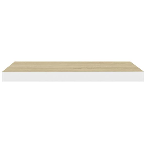 Scaffali A Parete 4 Pz Rovere E Bianco 60x23,5x3,8 Cm In Mdf - Image 5