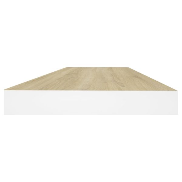 Scaffali A Parete 4 Pz Rovere E Bianco 60x23,5x3,8 Cm In Mdf - Image 6