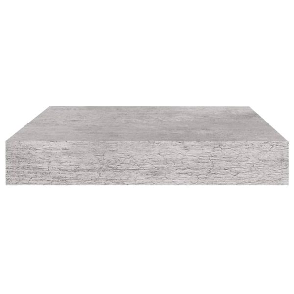 Scaffali A Parete 4 Pz Grigio Cemento 23x23,5x3,8 Cm In Mdf - Image 5