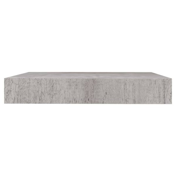 Scaffali A Parete 4 Pz Grigio Cemento 23x23,5x3,8 Cm In Mdf - Image 6