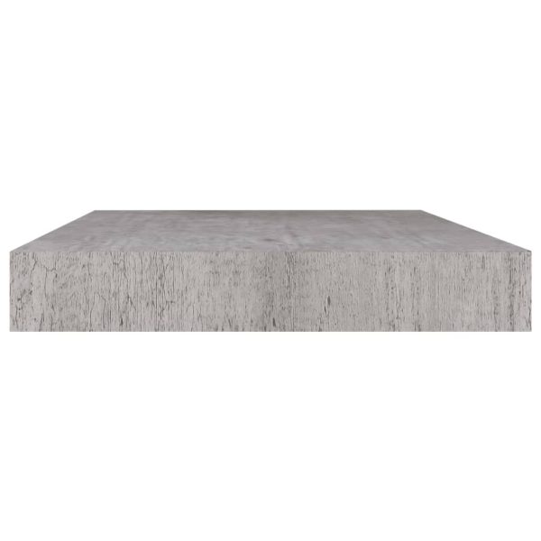 Scaffale A Parete Grigio Cemento 50x23x3,8 Cm In Mdf - Image 5