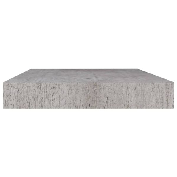 Scaffali A Parete 4 Pz Grigio Cemento 50x23x3,8 Cm In Mdf - Image 6