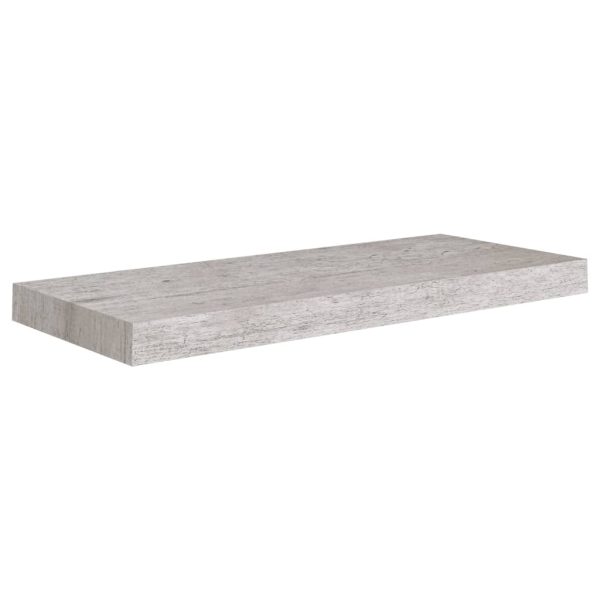 Scaffali A Parete 4 Pz Grigio Cemento 60x23,5x3,8 Cm In Mdf - Image 4