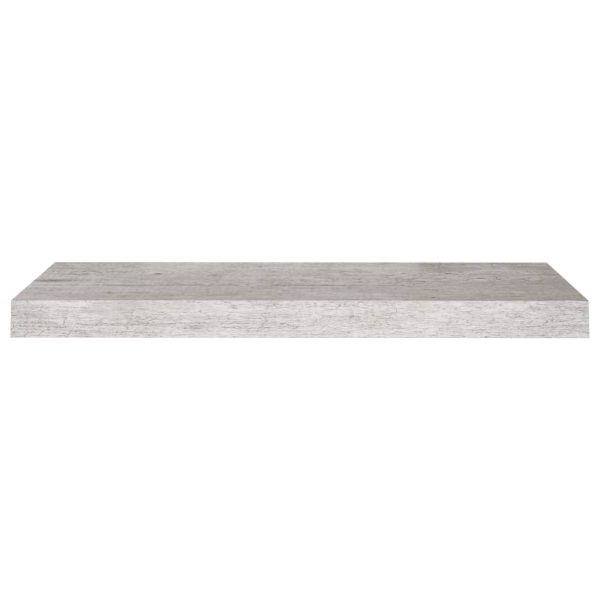 Scaffali A Parete 4 Pz Grigio Cemento 60x23,5x3,8 Cm In Mdf - Image 5