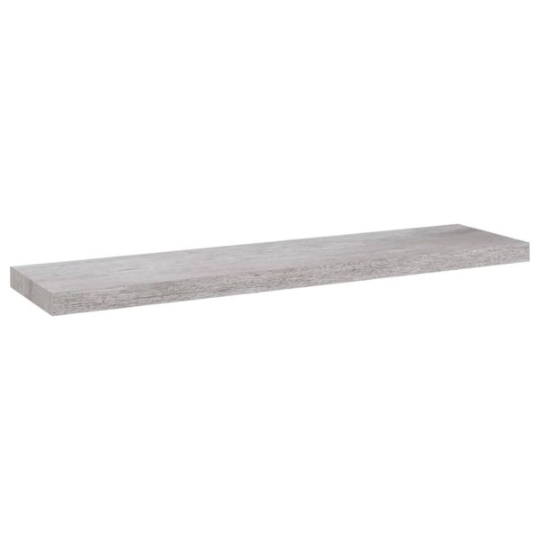 Scaffali A Parete 4 Pz Grigio Cemento 90x23,5x3,8 Cm In Mdf - Image 4
