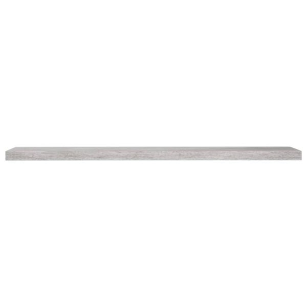 Scaffale A Parete Grigio Cemento 120x23,5x3,8 Cm In Mdf - Image 4