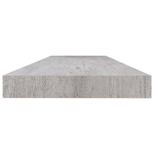 Scaffale A Parete Grigio Cemento 120x23,5x3,8 Cm In Mdf - Image 5