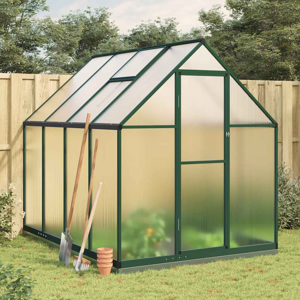 Telaio Serra Con Base Verde 224x169x202 Cm In Alluminio