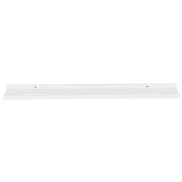 Mensole Da Parete 4 Pz Bianco Lucido 100x9x3 cm - Image 6