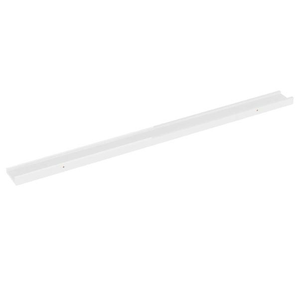 Mensole Da Parete 2 Pz Bianco Lucido 115x9x3 cm - Image 5