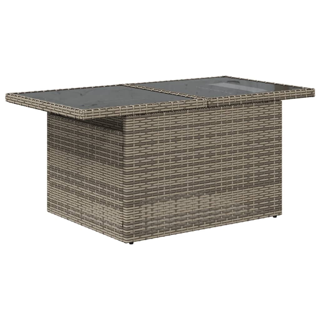 Set Divano Da Giardino 6 Pz Con Cuscini Grigio In Polyrattan - Image 3