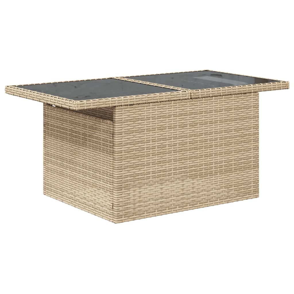 Set Divano Da Giardino 8 Pz Con Cuscini Beige In Polyrattan - Image 5