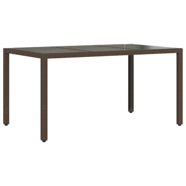 Set Da Pranzo Da Giardino 5pz Con Cuscini Polyrattan E Vetro - Image 4