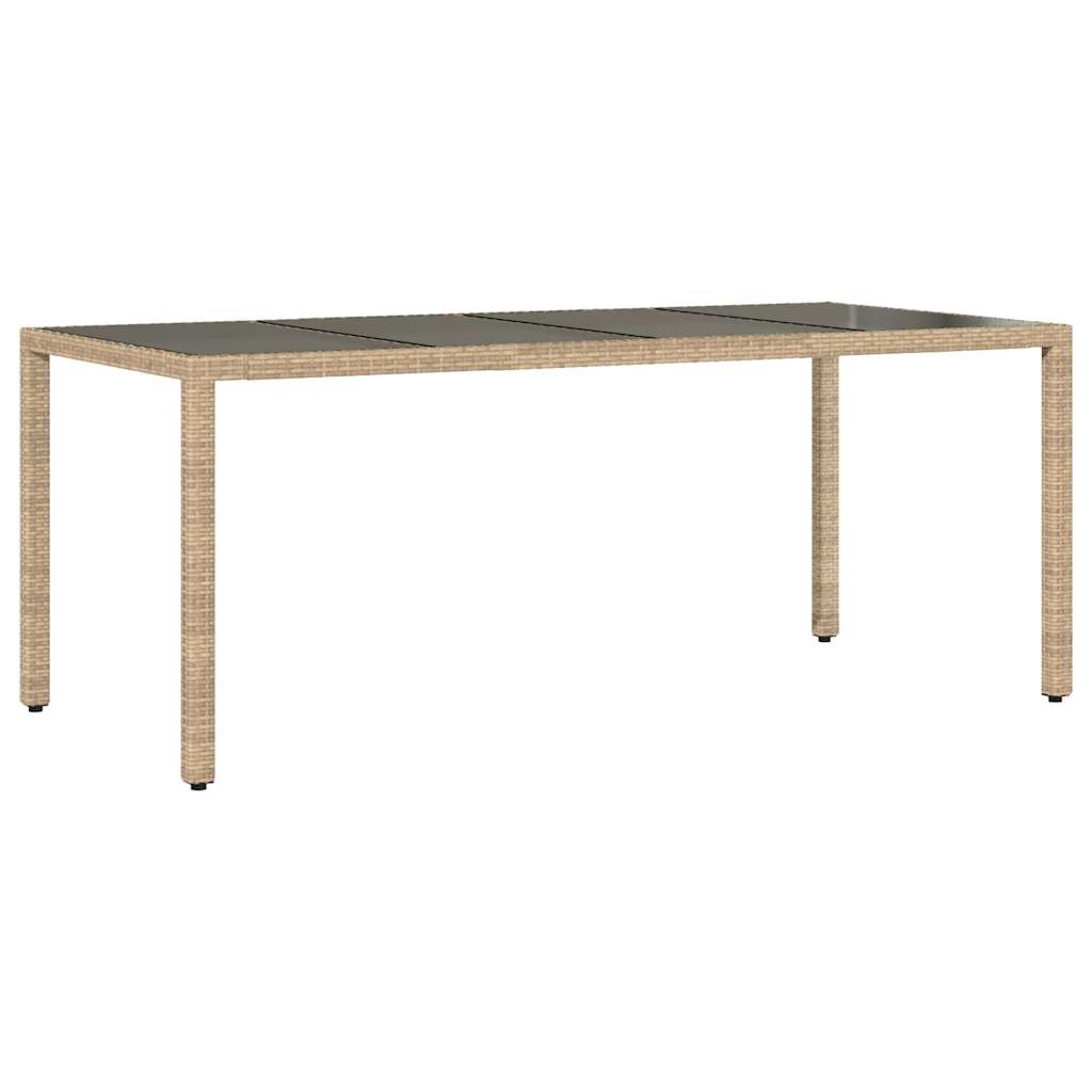 Set Da Pranzo Da Giardino 9 Pz Con Cuscini Polyrattan E Vetro - Image 4