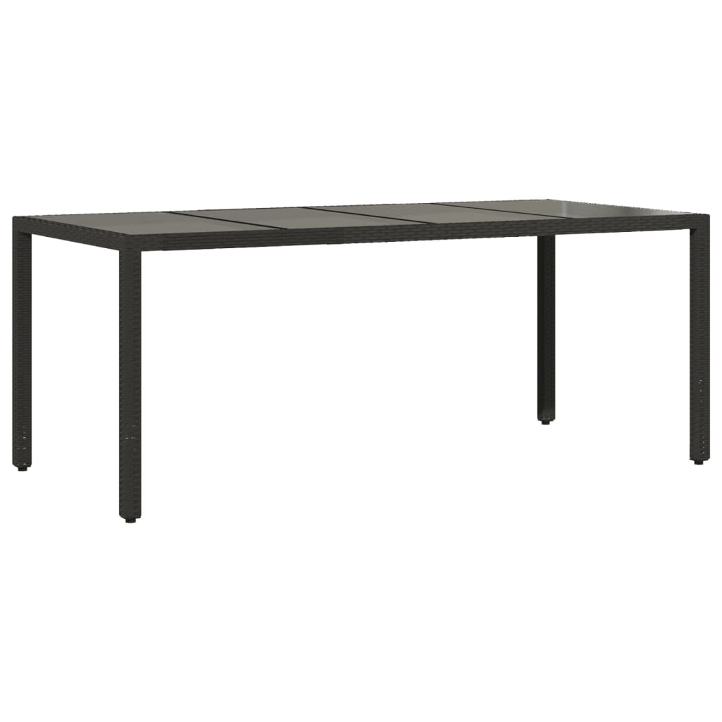 Set Da Pranzo Da Giardino 9 Pz Con Cuscini Polyrattan E Vetro - Image 4