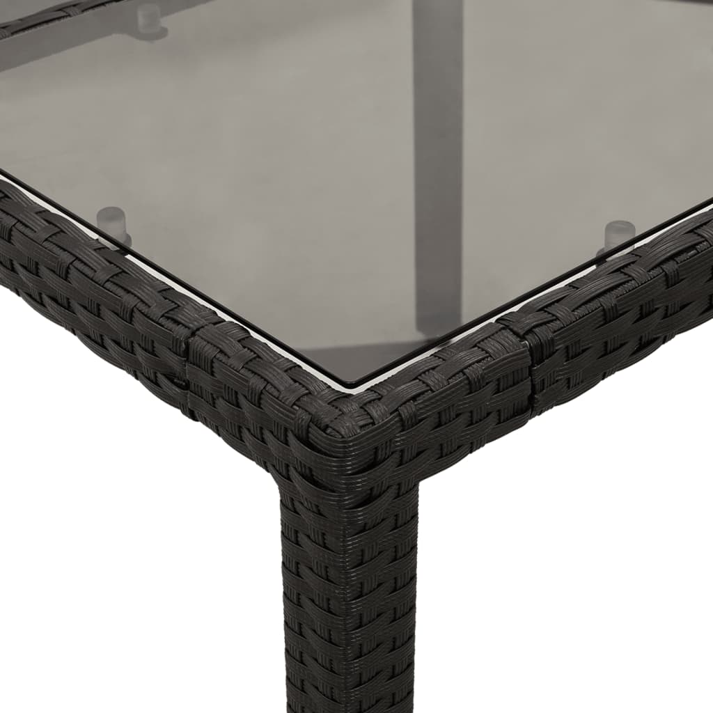 Set Da Pranzo Da Giardino 9 Pz Con Cuscini Polyrattan E Vetro - Image 6