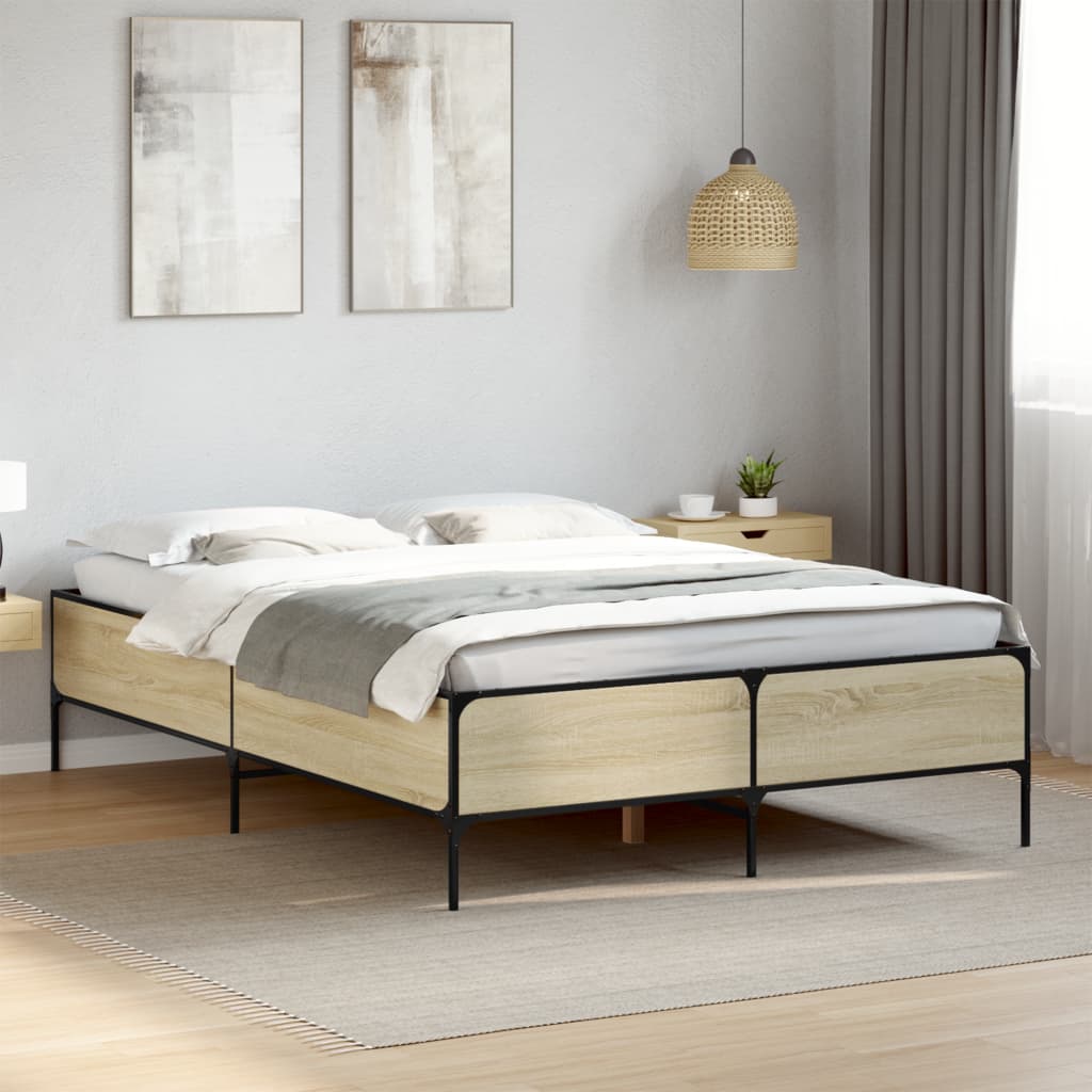 Giroletto Rovere Sonoma 120x200 Cm In Legno Multistrato Metallo