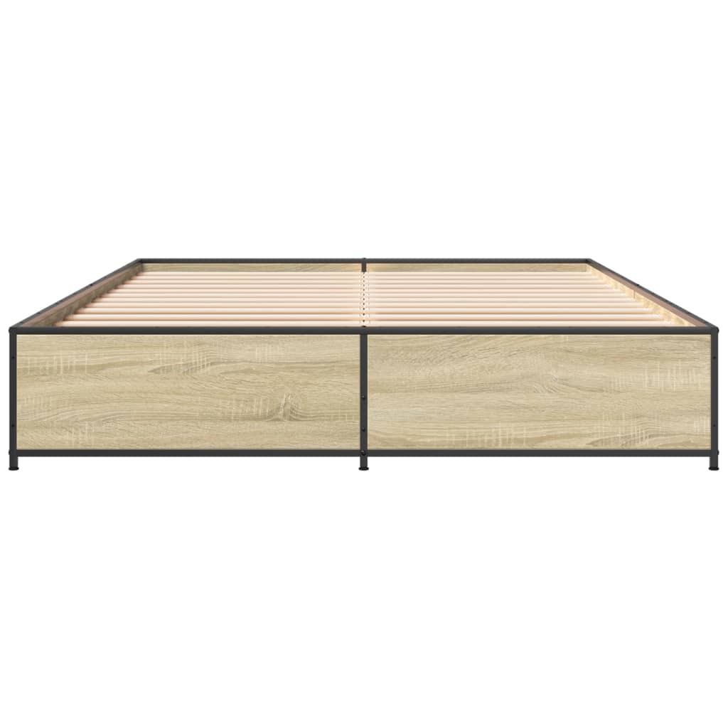 Giroletto Rovere Sonoma 135x190 Cm In Legno Multistrato Metallo - Image 4