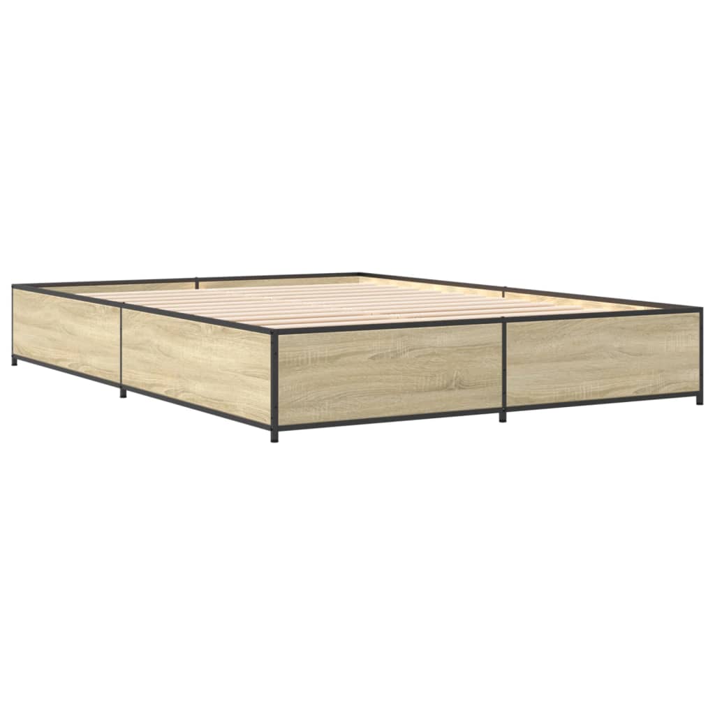 Giroletto Rovere Sonoma 120x190 Cm In Legno Multistrato Metallo - Image 3