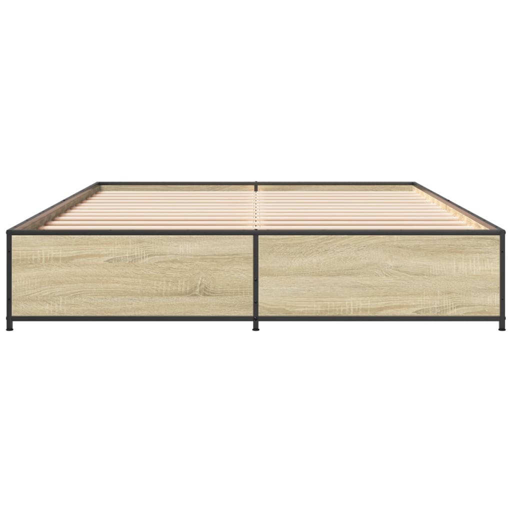 Giroletto Rovere Sonoma 120x190 Cm In Legno Multistrato Metallo - Image 4