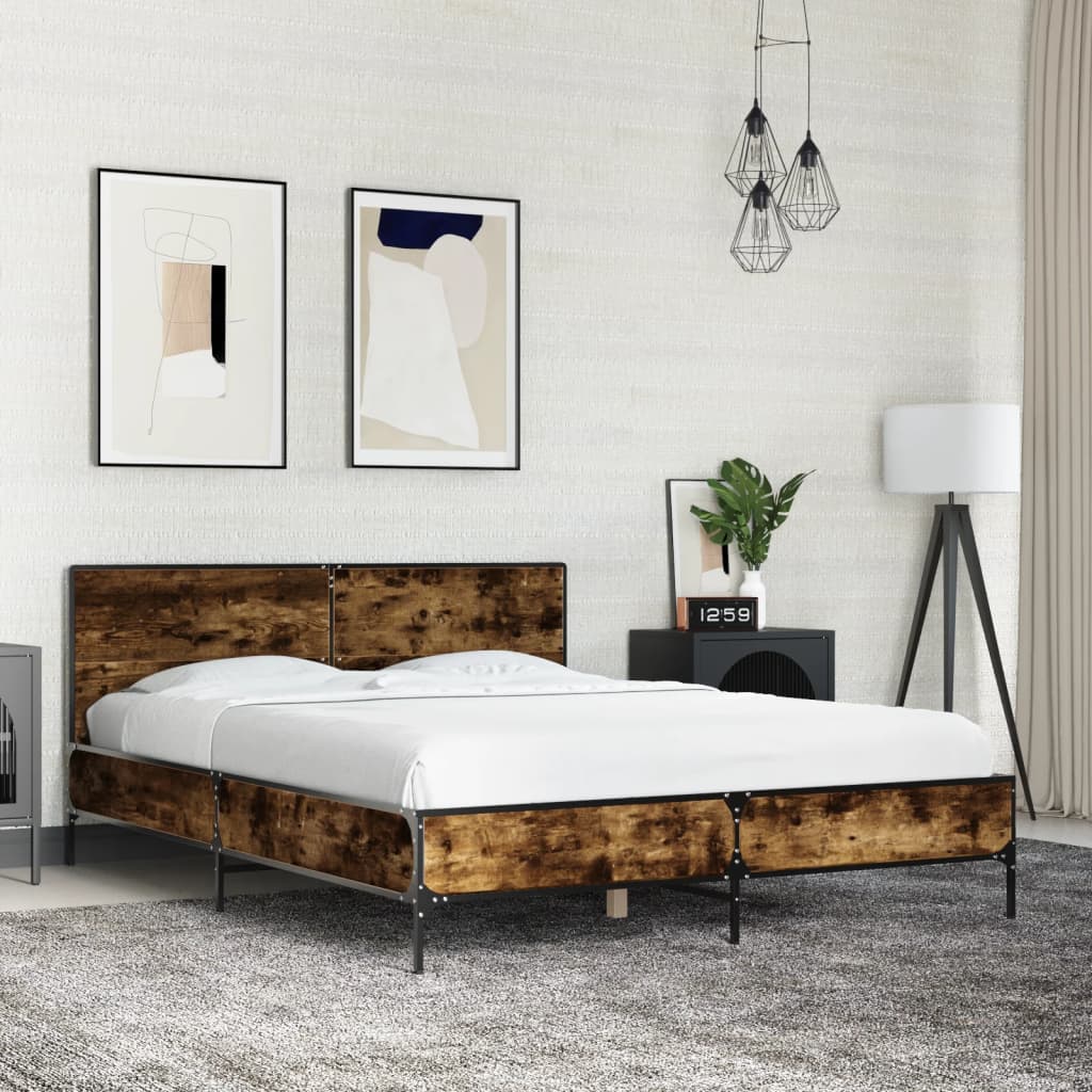 Giroletto Rovere Fumo 120x200 Cm In Legno Multistrato Metallo