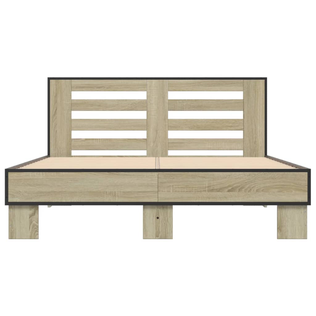 Giroletto Rovere Sonoma 140x200 Cm In Legno Multistrato Metallo - Image 4