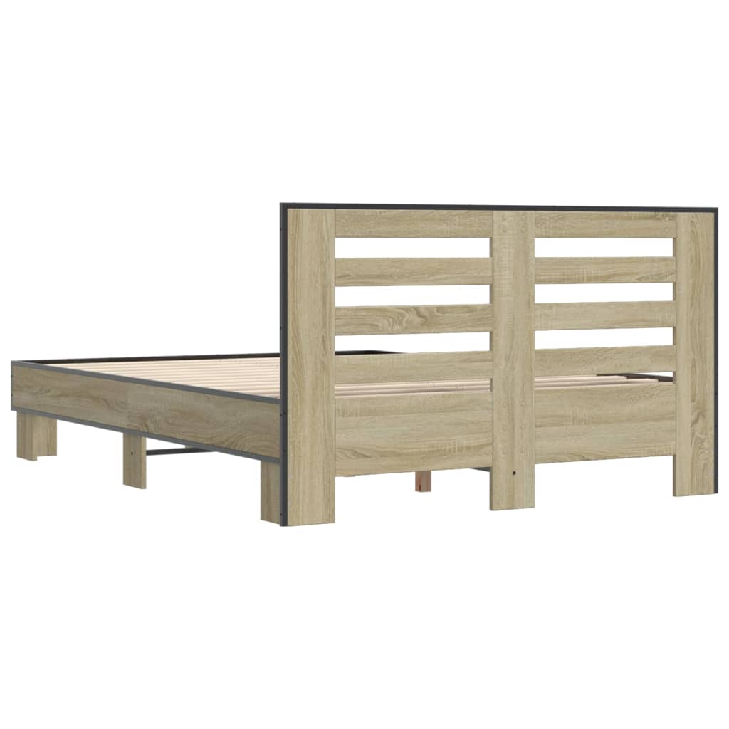Giroletto Rovere Sonoma 140x200 Cm In Legno Multistrato Metallo - Image 6