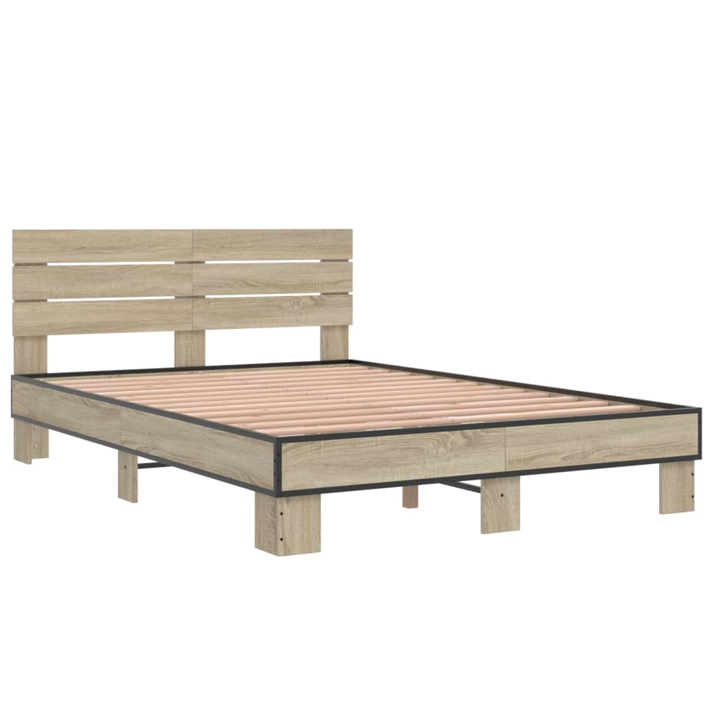 Giroletto Rovere Sonoma 120x200 Cm In Legno Multistrato Metallo - Image 3