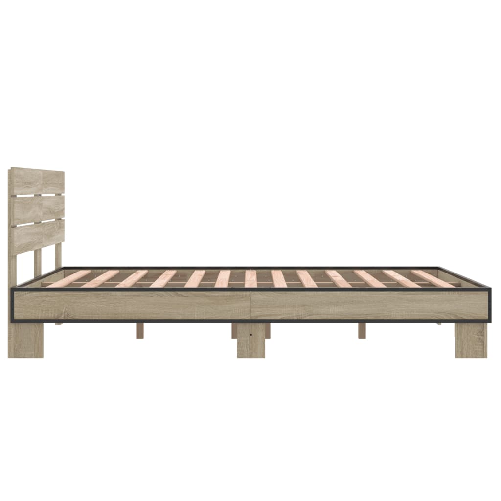 Giroletto Rovere Sonoma 120x200 Cm In Legno Multistrato Metallo - Image 5