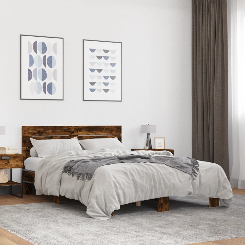 Giroletto Rovere Fumo 120x200 Cm In Legno Multistrato Metallo