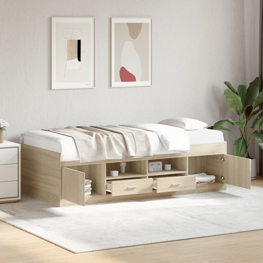 Divano Letto Con Cassetti Senza Materasso 75x190 cm