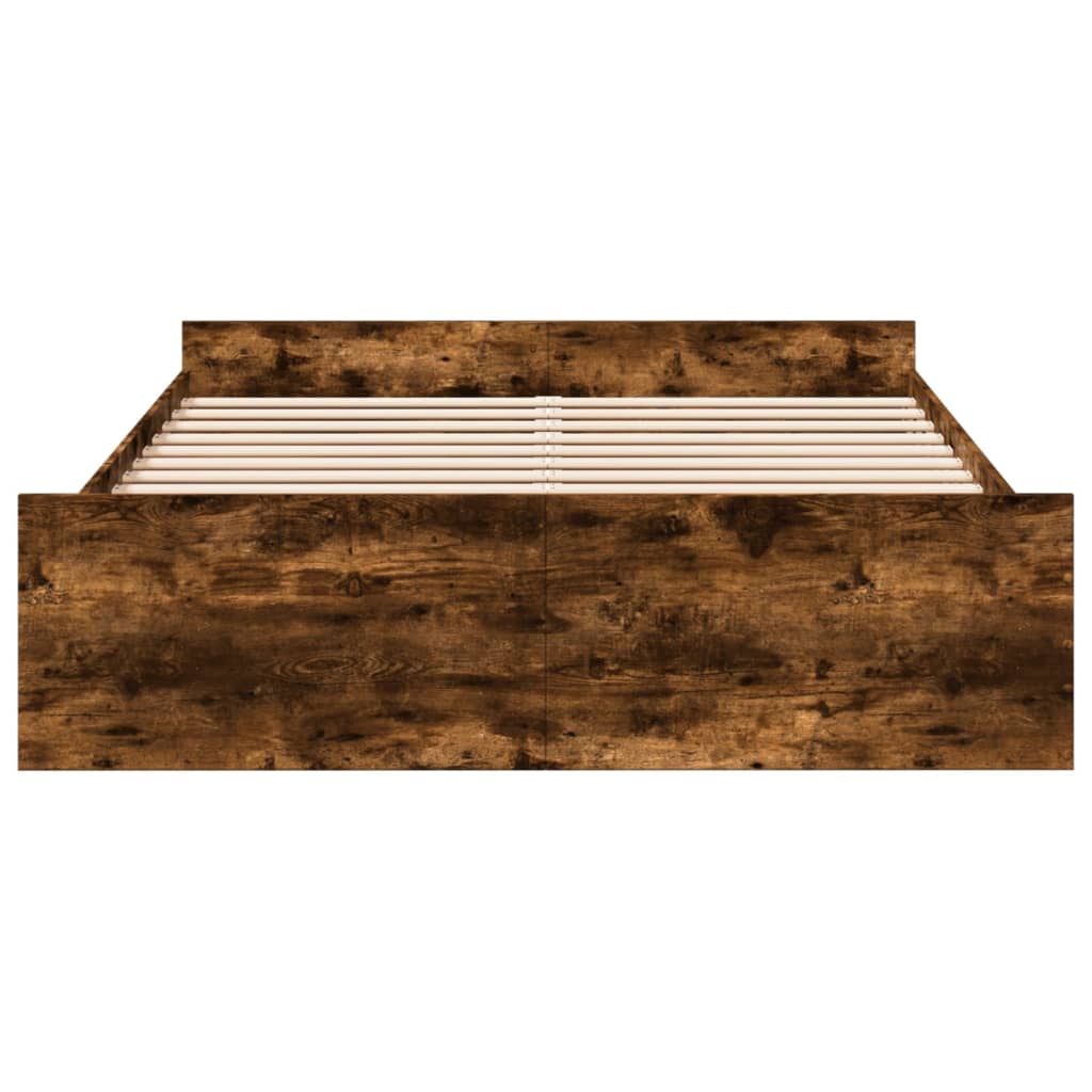 Giroletto Con Cassetti Rovere Fumo 150x200 Cm Legno Multistrato - Image 4