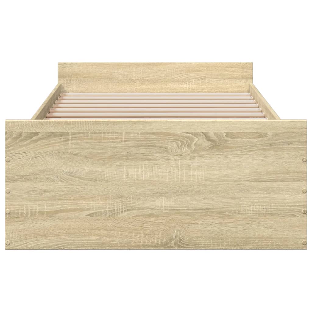 Giroletto Cassetti Rovere Sonoma 100x200 Cm Legno Multistrato - Image 4