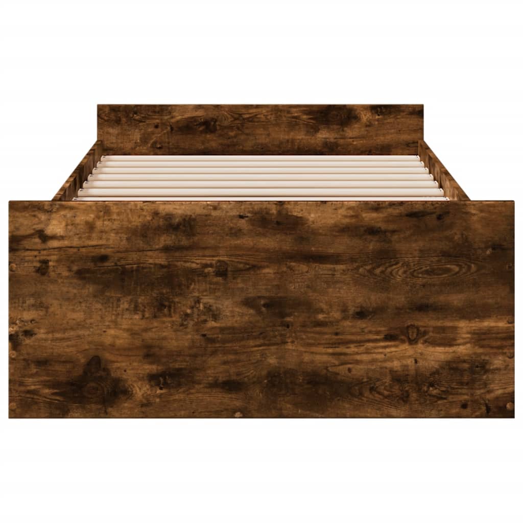 Giroletto Con Cassetti Rovere Fumo 90x190 Cm Legno Multistrato - Image 4