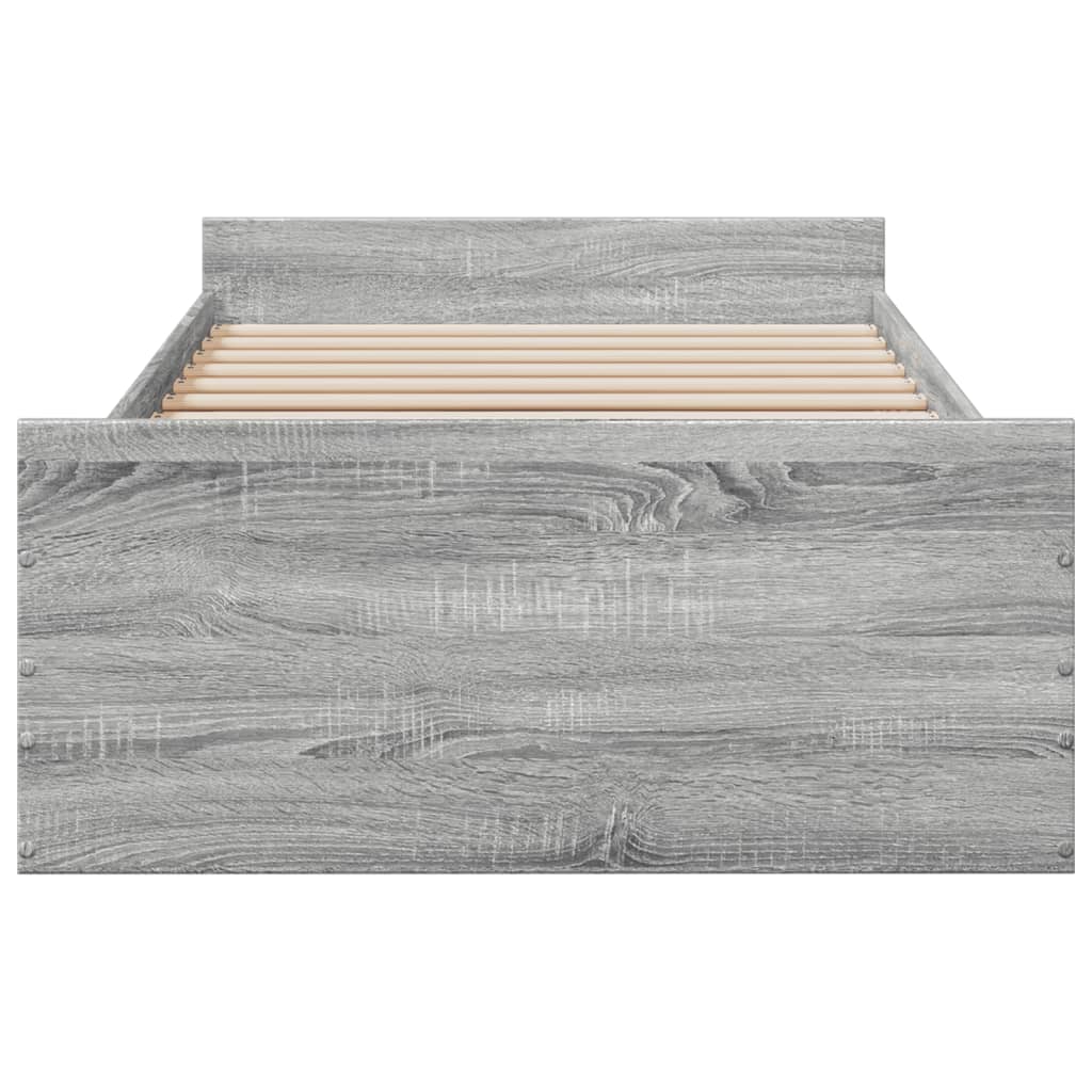 Giroletto Cassetti Grigio Sonoma 75x190 Cm Legno Multistrato - Image 4