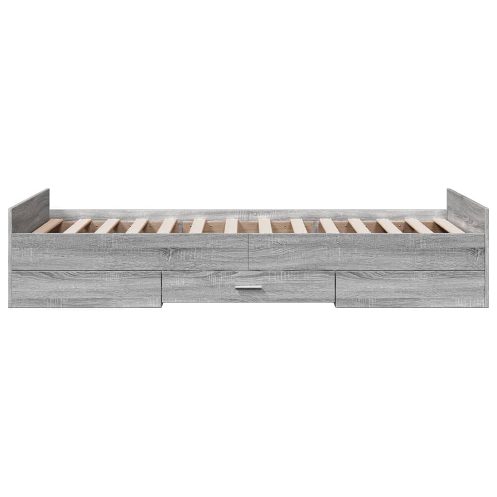 Giroletto Cassetti Grigio Sonoma 75x190 Cm Legno Multistrato - Image 5