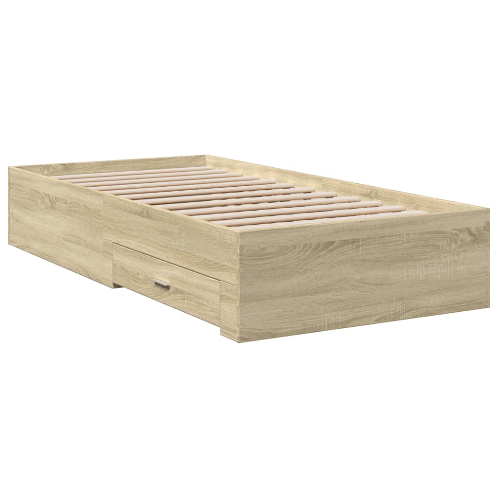 Giroletto Cassetti Rovere Sonoma 100x200 Cm Legno Multistrato - Image 6