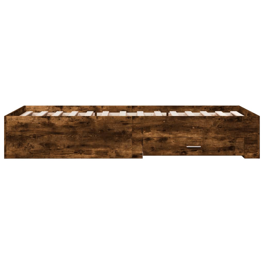 Giroletto Con Cassetti Rovere Fumo 90x190 Cm Legno Multistrato - Image 5