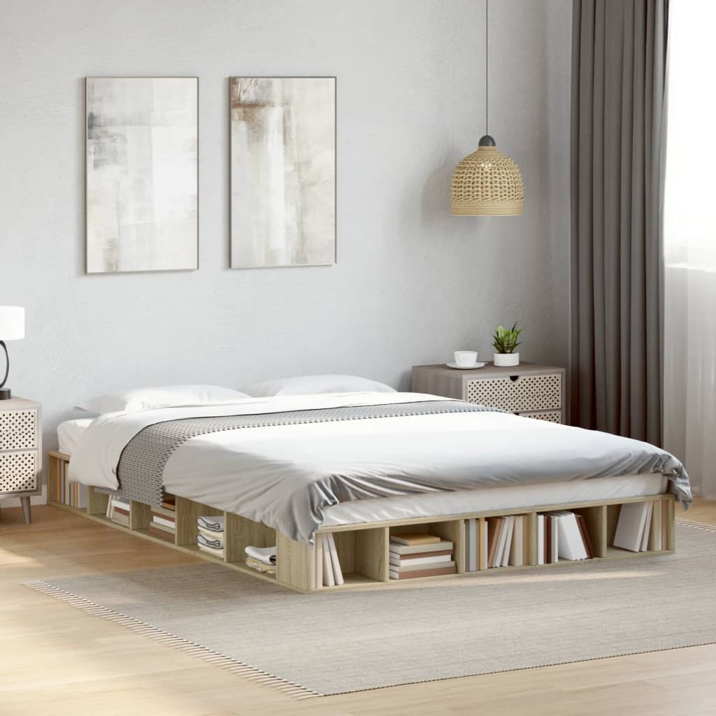 Giroletto Rovere Sonoma 160x200 Cm In Legno Multistrato