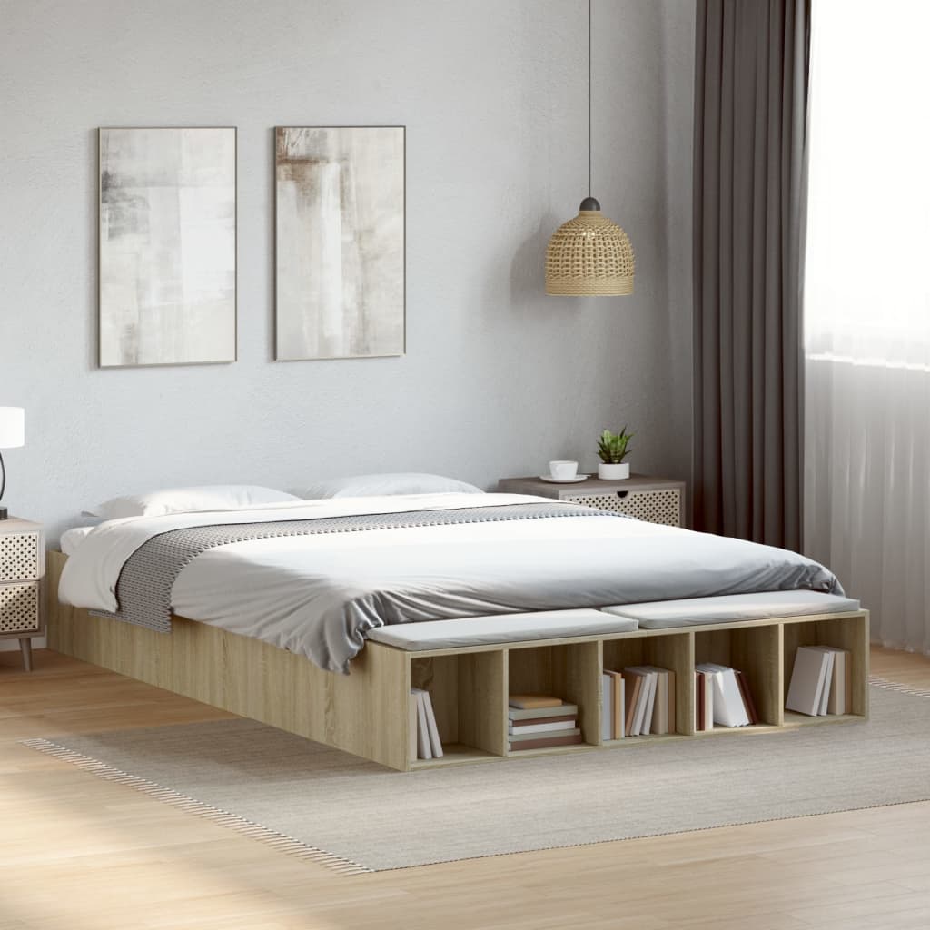 Giroletto Rovere Sonoma 160x200 Cm In Legno Multistrato