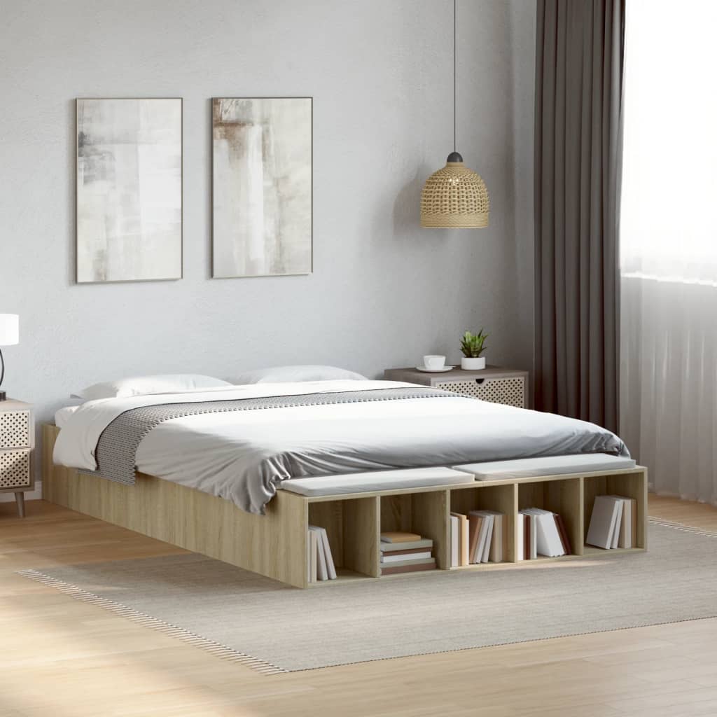 Giroletto Rovere Sonoma 135x190 Cm In Legno Multistrato