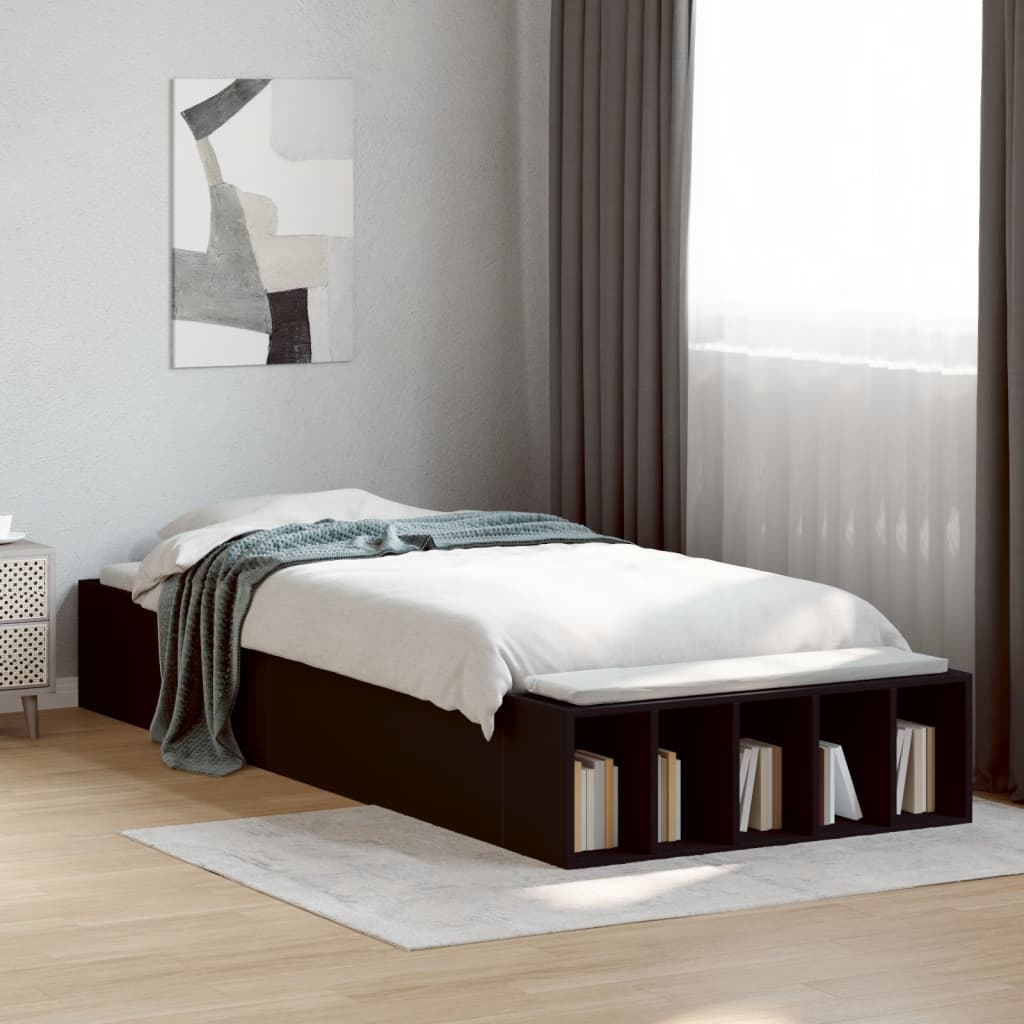 Giroletto Nero 75x190 Cm In Legno Multistrato
