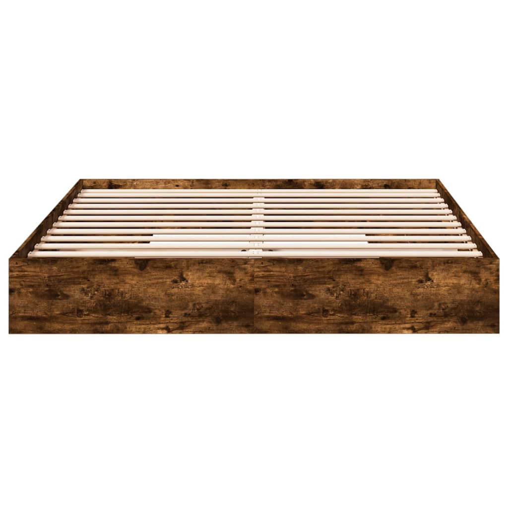 Giroletto Con Cassetti Rovere Fumo 180x200 Cm Legno Multistrato - Image 4
